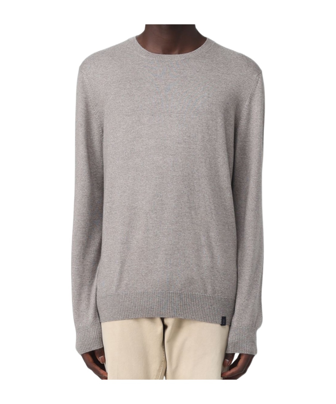 Fay Sweater With Profile Patches On The Elbows In Gray