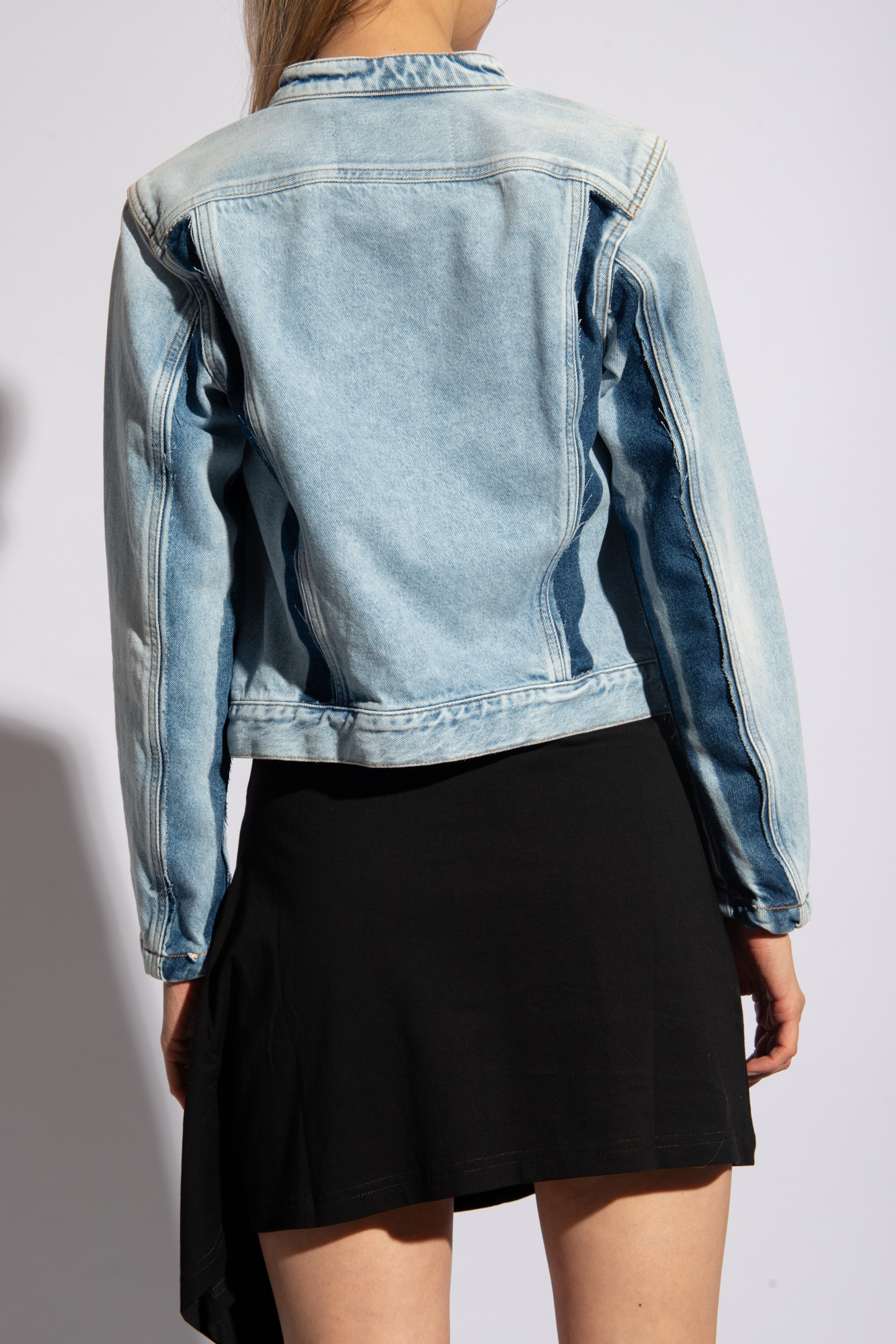 Diesel De-glory-s Denim Jacket In Blue
