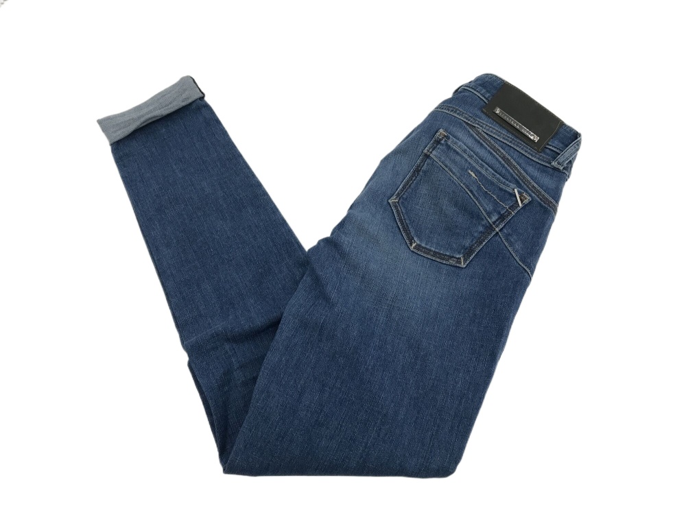 Sportmax Logo Details Jeans In Blue