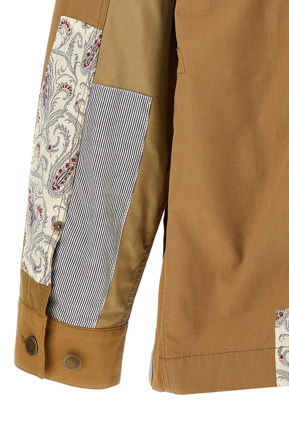 Comme Des Garçons Collar Corduroy Pockets Patchwork Design Jacket