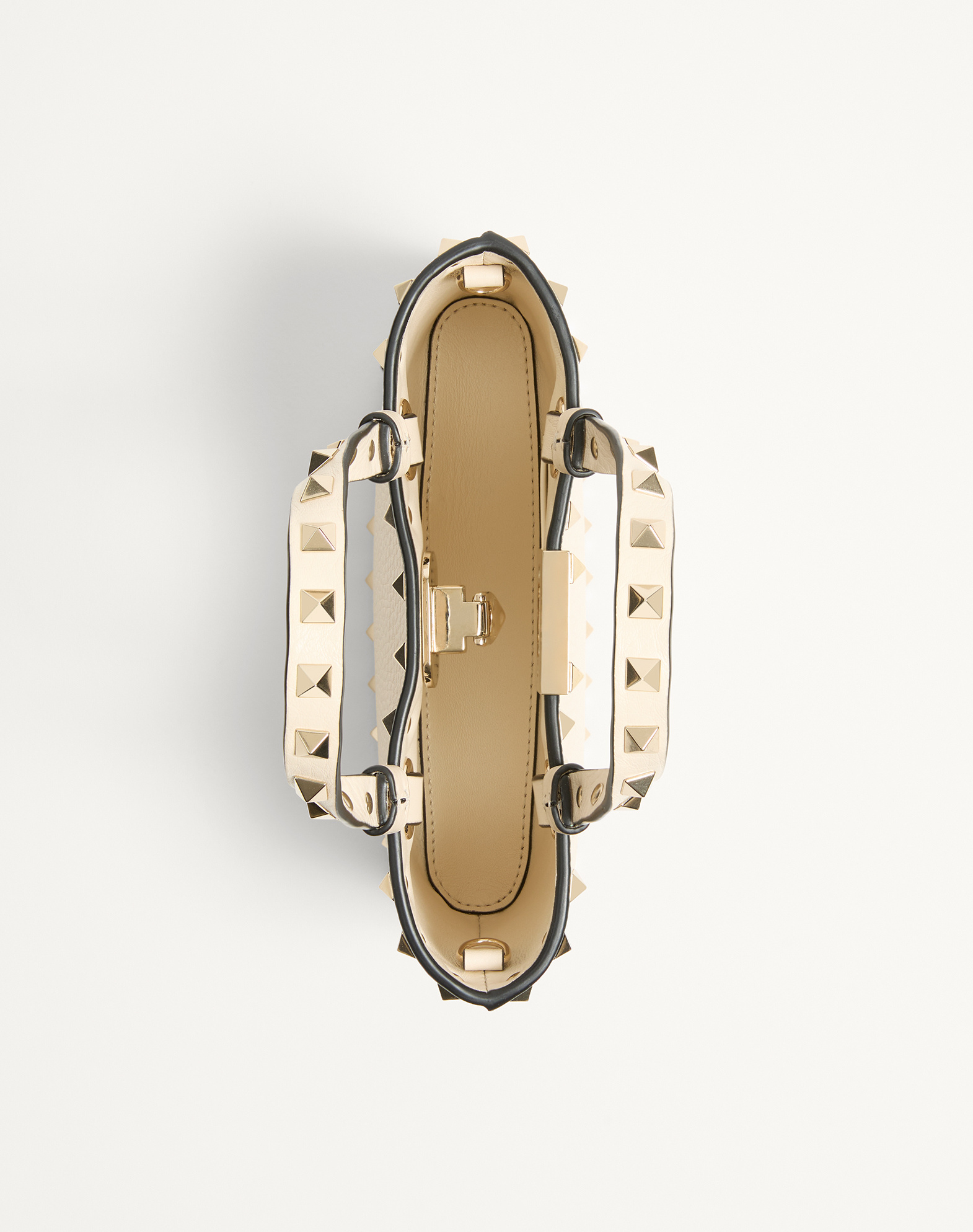 Valentino Rockstud Mini Leather Tote Bag