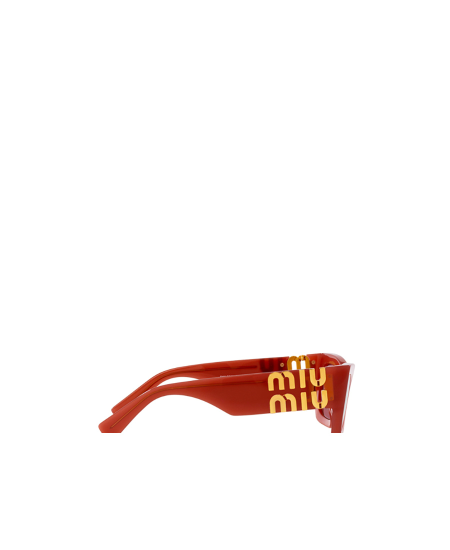 Miu Miu Tinted Rectangle-frame Sunglasses In Pink