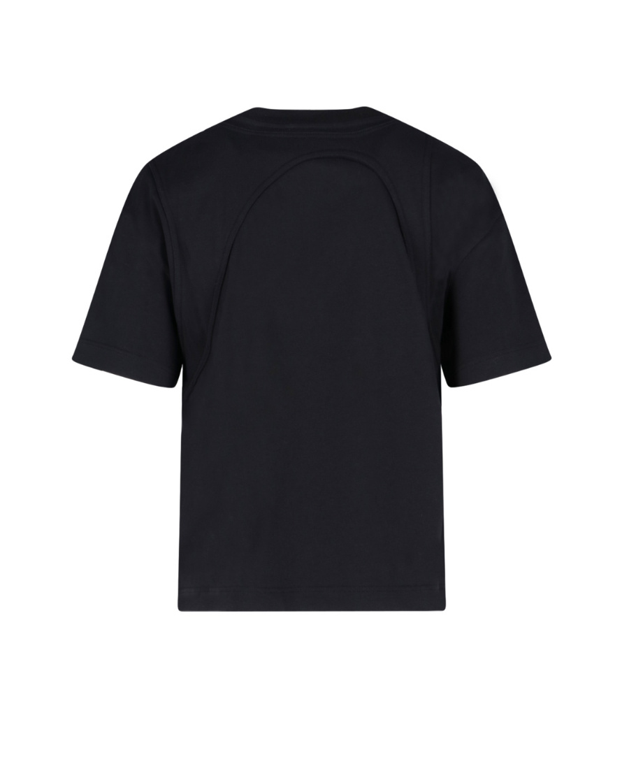 Alexander Mcqueen Women's Crewneck T-shirt In Black