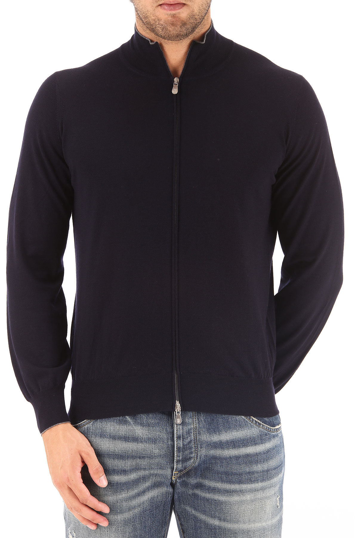 Brunello Cucinelli Zipped Sweatshirt In Black