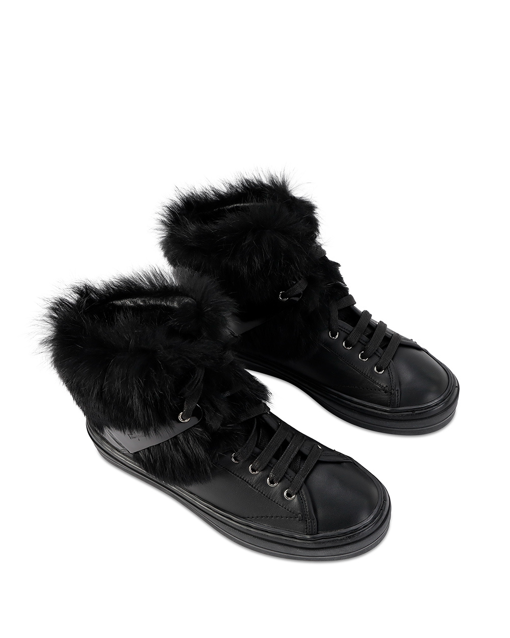Ferragamo Lace-up Boots In Black