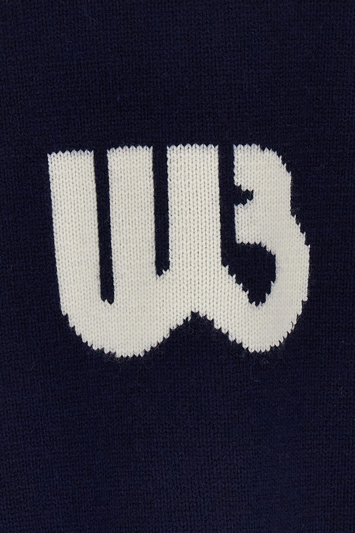 Shop Wales Bonner Two-tone Intarsia-knit Jumper In Black