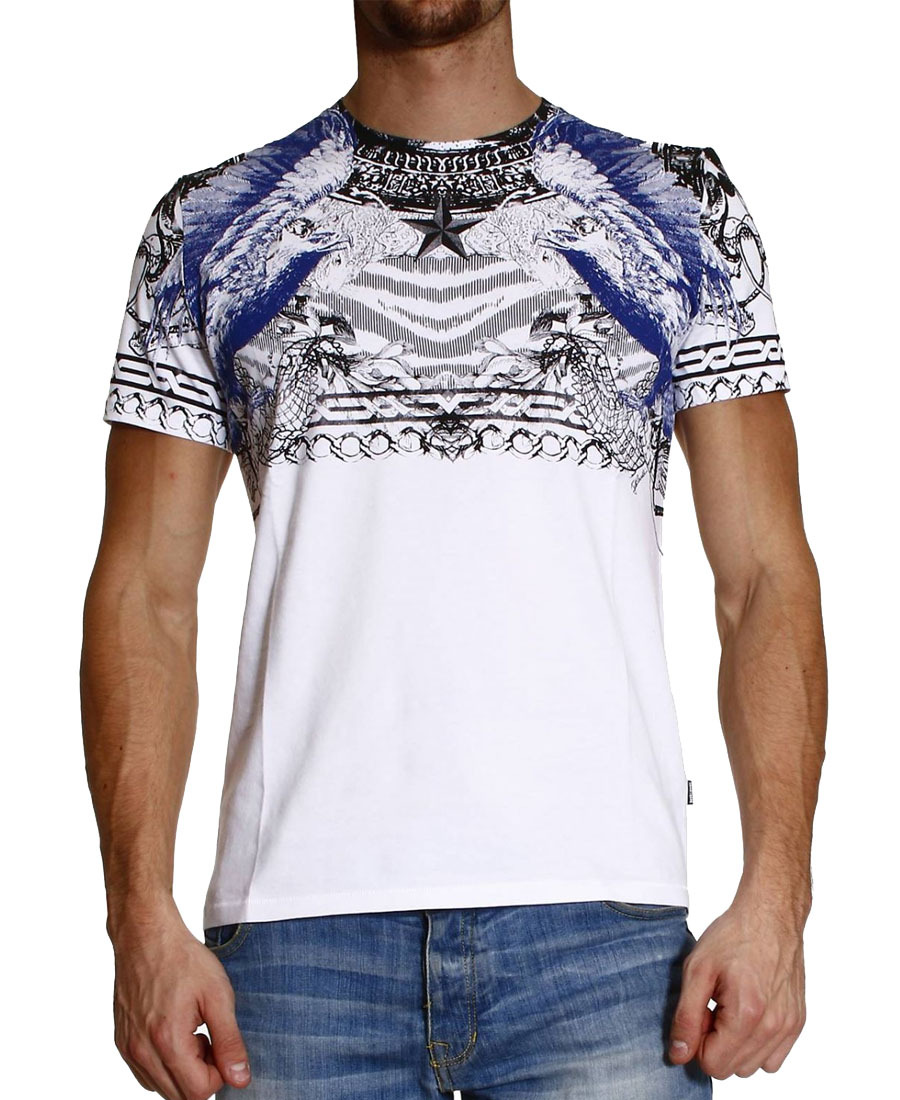 Just Cavalli Printed T-shirt In White