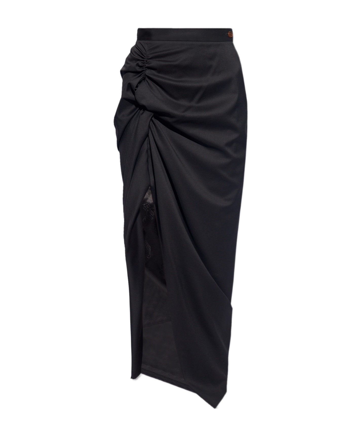 Shop Vivienne Westwood Draped-detail Skirt In Black