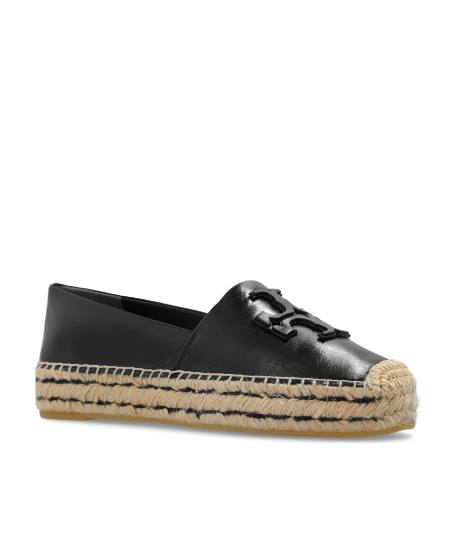 Tory Burch Everly Leather Espadrille In Brown