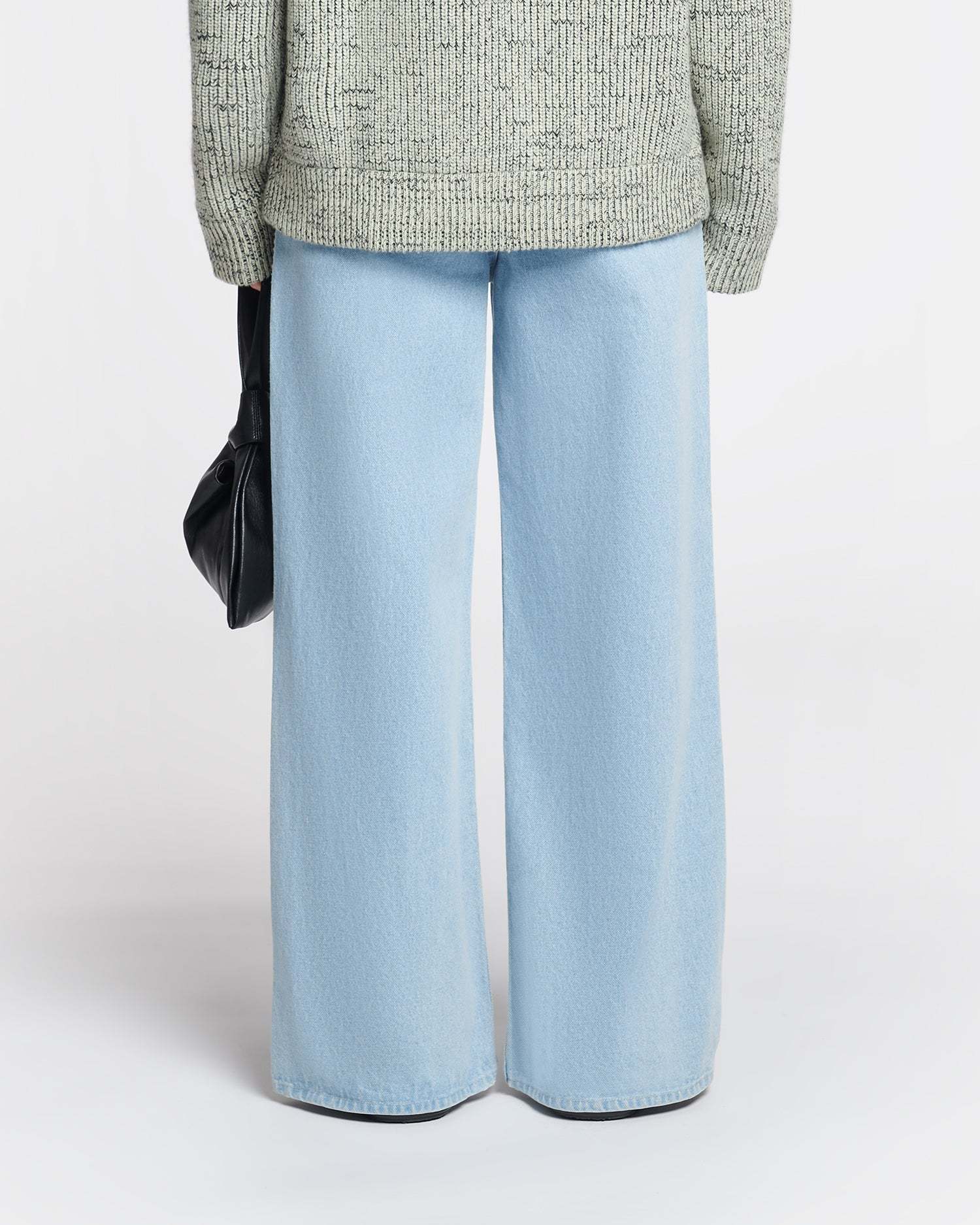 Nanushka Josine High-rise Wide-leg Jeans In Blue