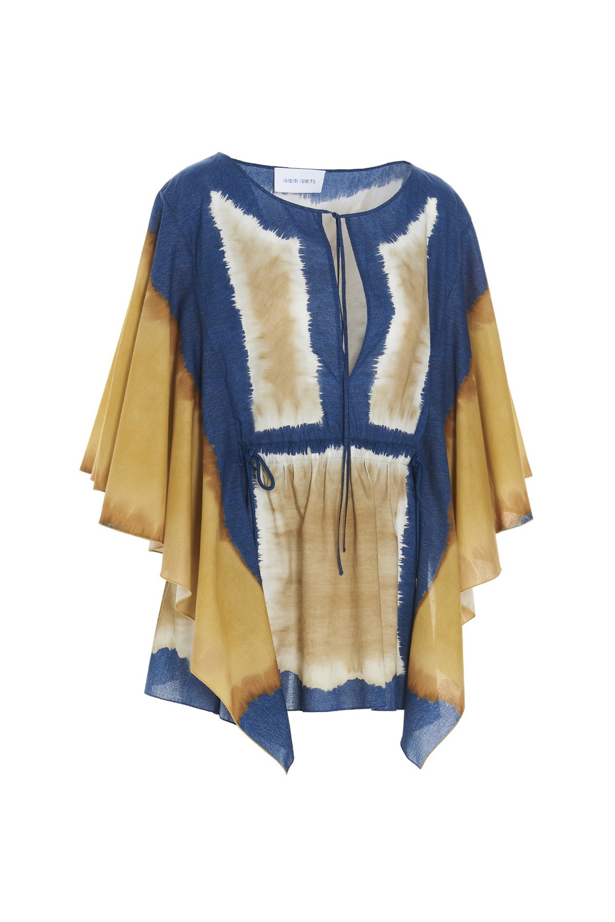 ALBERTA FERRETTI A PRINTED DRESS