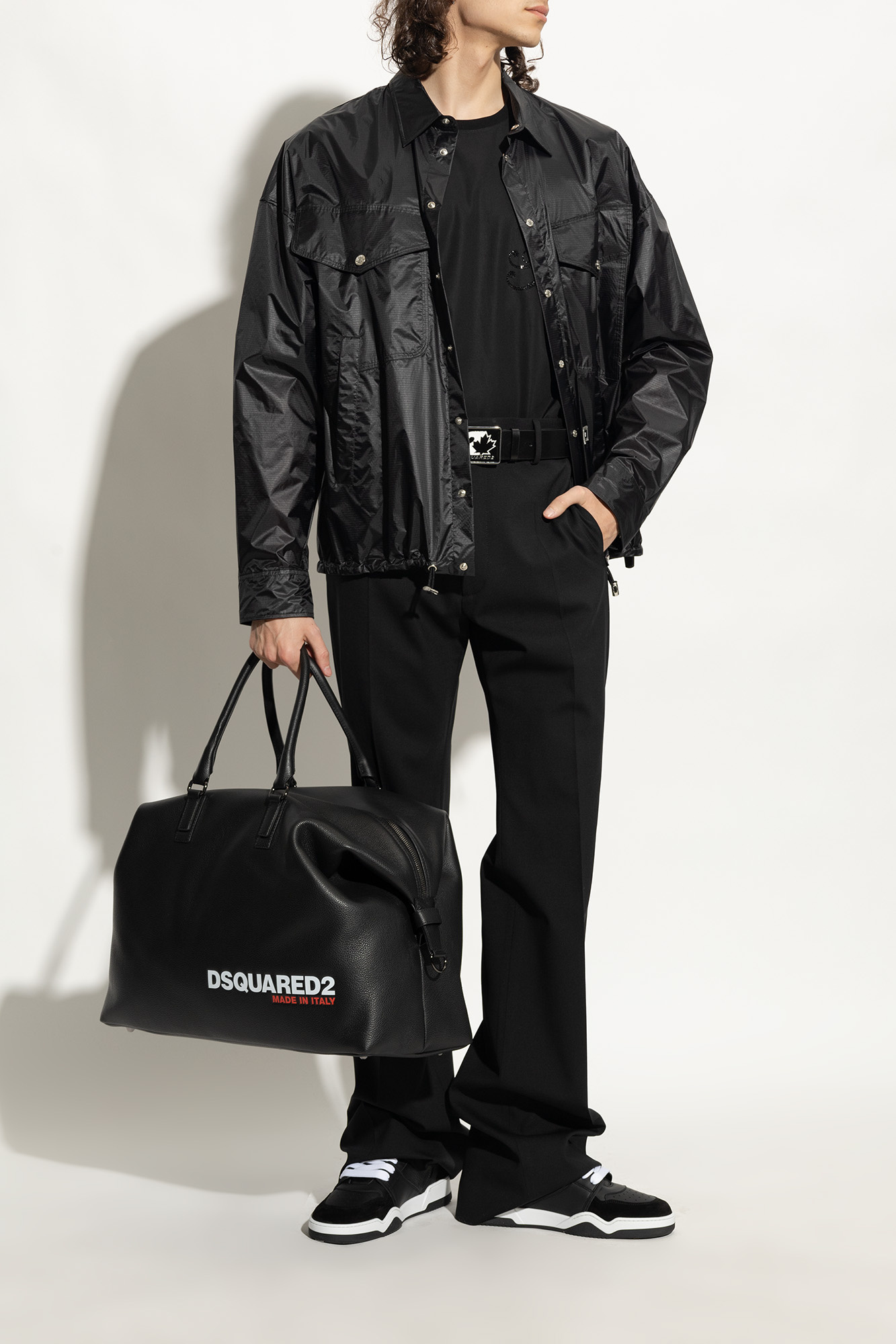 Dsquared2 Spiker Low-top Sneakers In Black