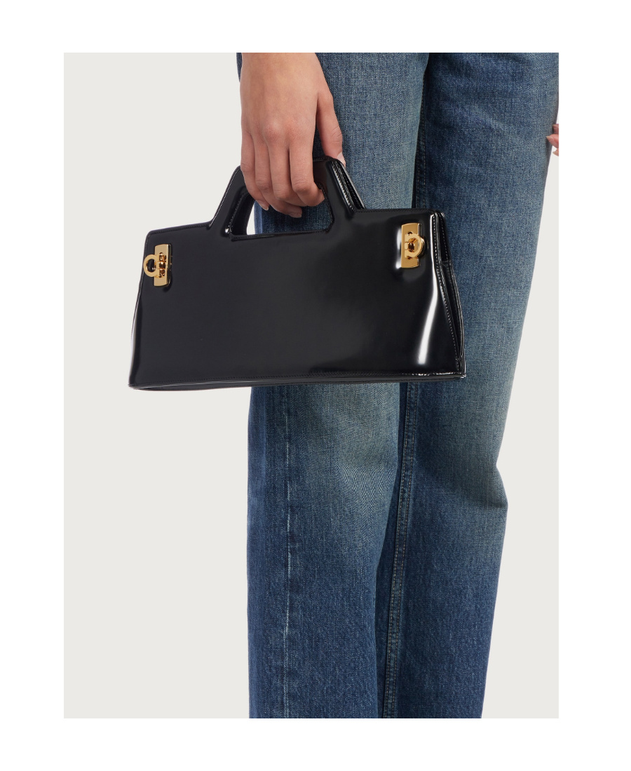 Ferragamo Salvatore Damen Handtasche Wanda In Black
