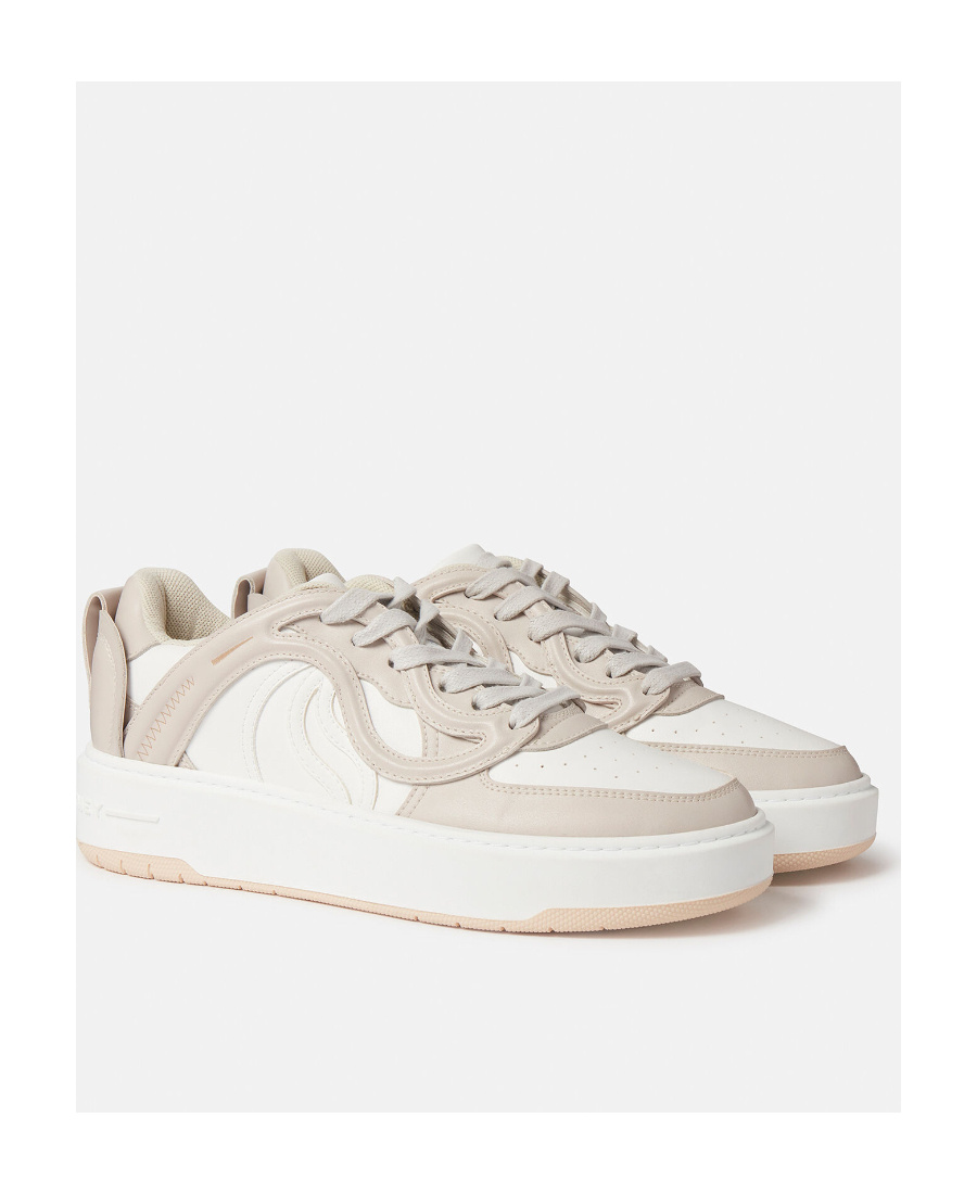 Stella Mccartney S-wave 1 Low-top Sneakers In White