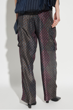 Dries Van Noten Belt Loops Slacks In Black