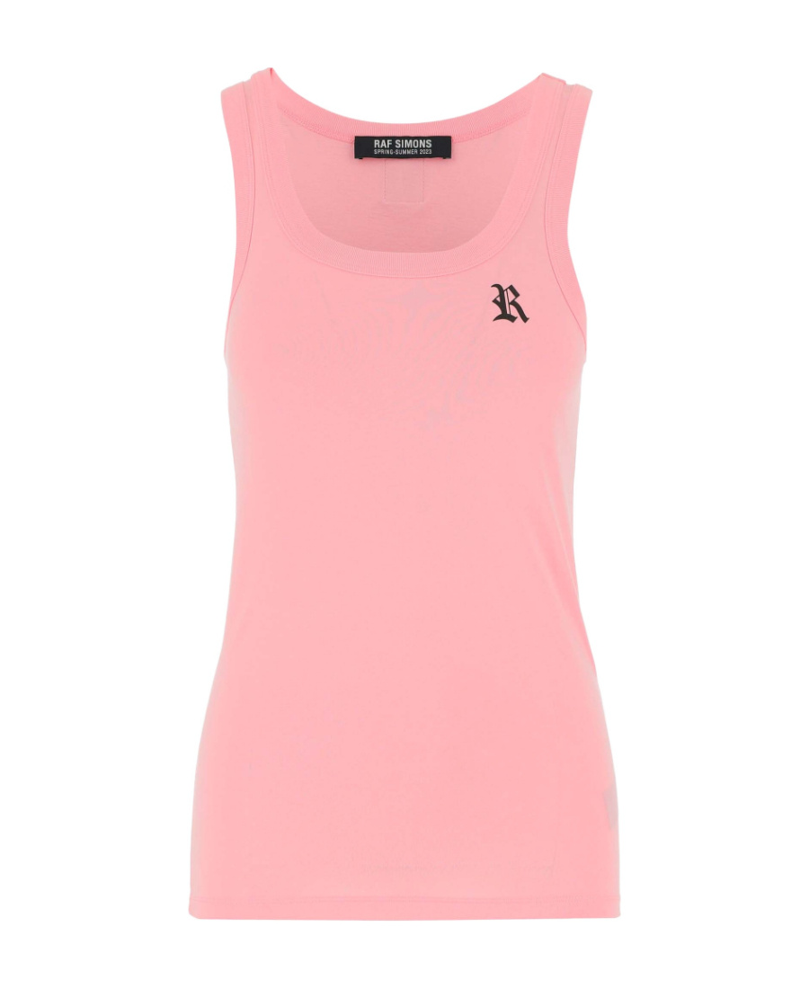 RAF SIMONS LOGO ROUND-NECKED VEST 