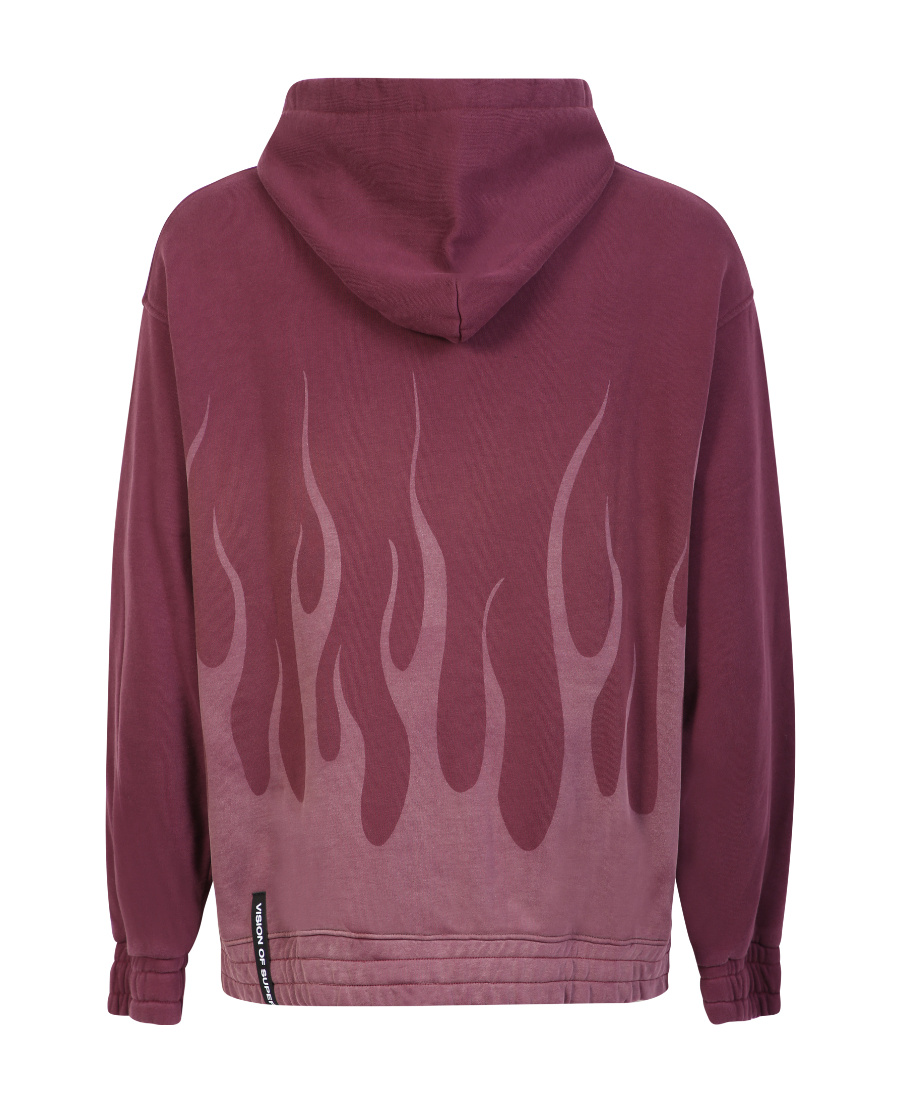 Vision Of Super Man Sweatshirt Garnet Size Xl Cotton In Red