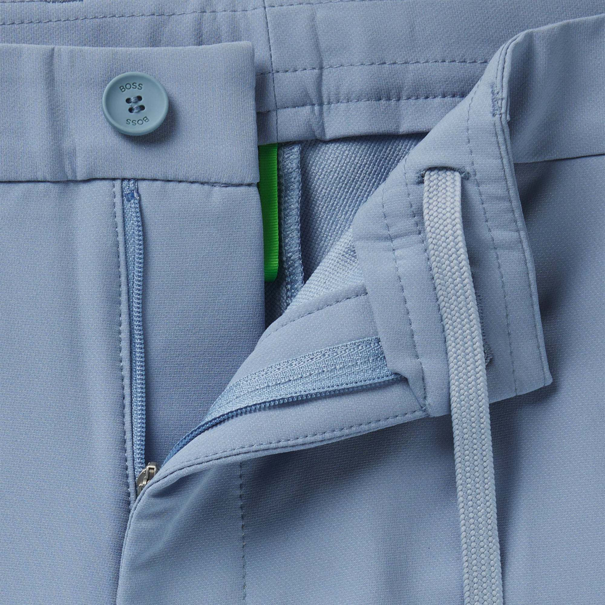 Hugo Boss Slim-fit Chinos In Stretch-cotton Gabardine In Blue