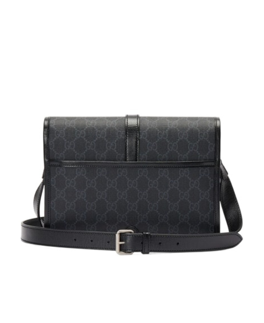 Gucci Gg-canvas Messenger Bag In Black
