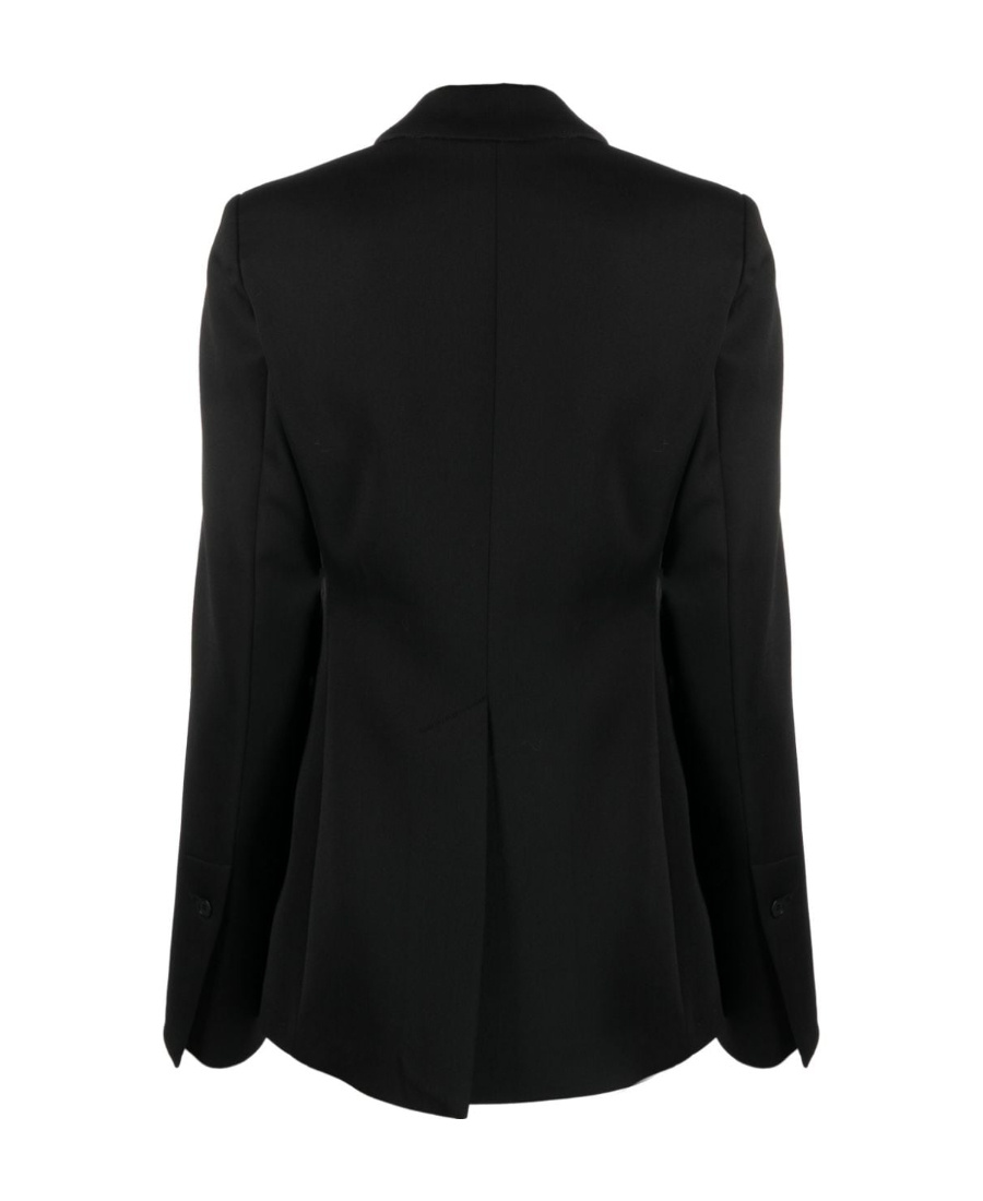Semicouture Double-breasted Suit Jacket In Black