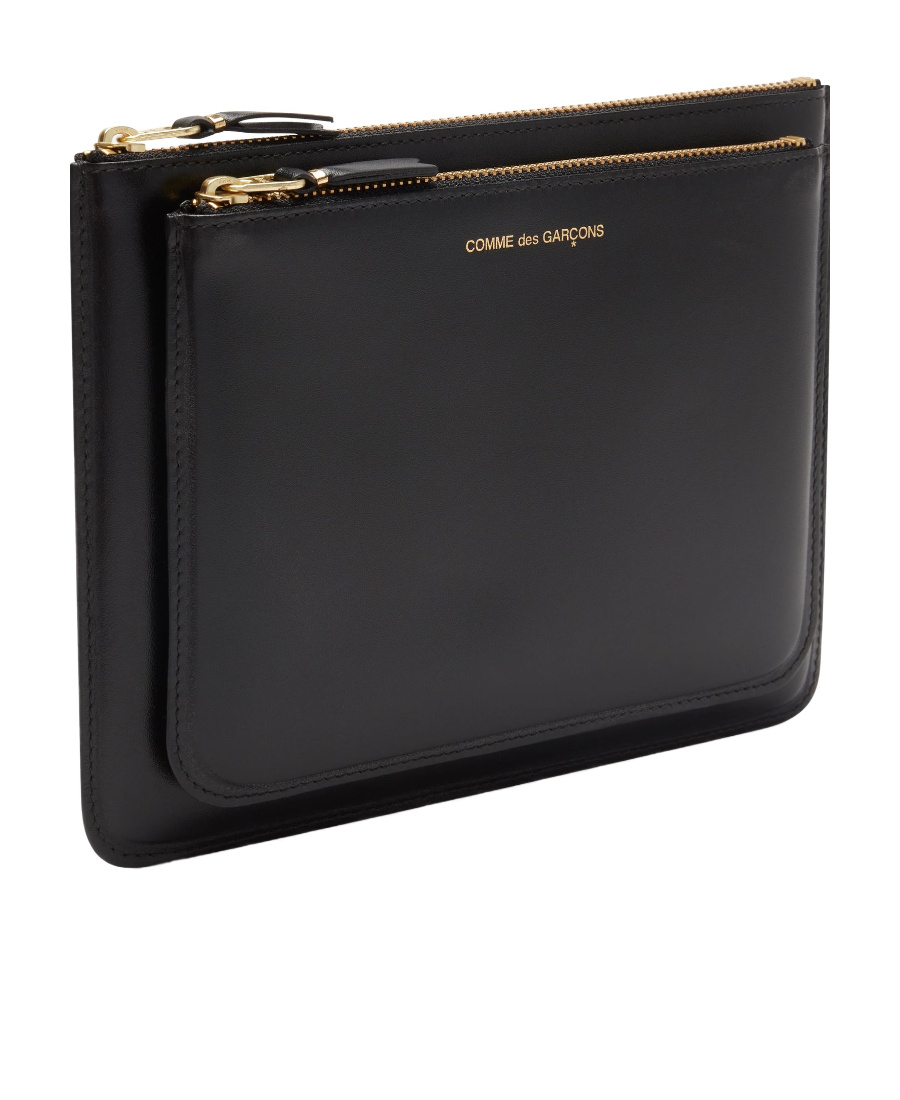 COMME DES GARÇONS ZIP-UP LEATHER WALLET