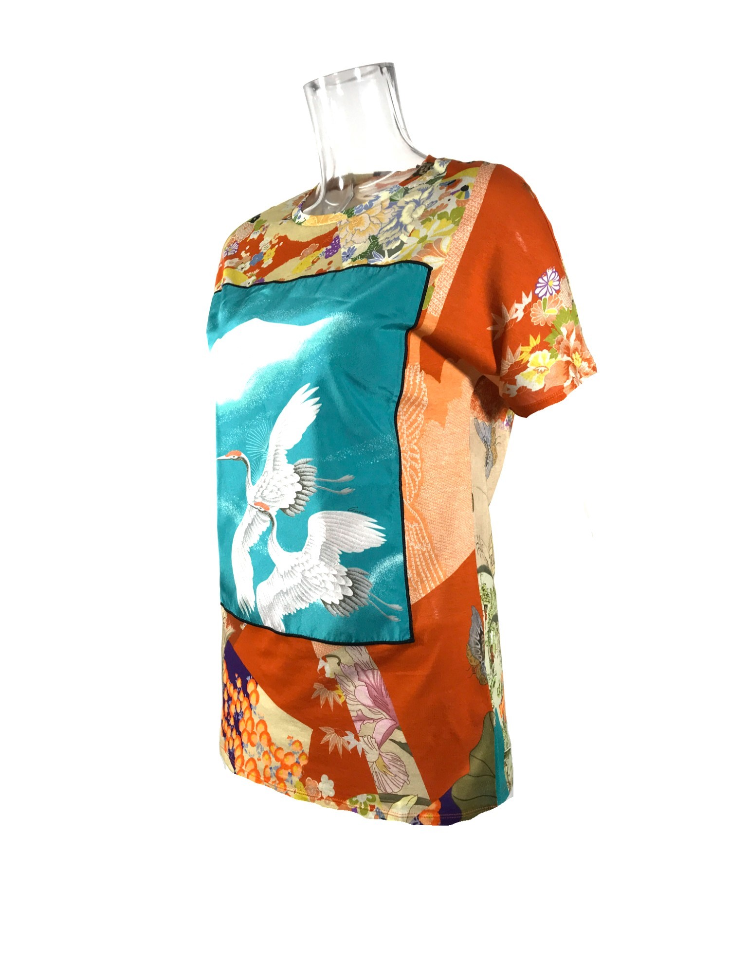 Gucci T-shirt With Round Neck And Short Sleeves In Multicolor