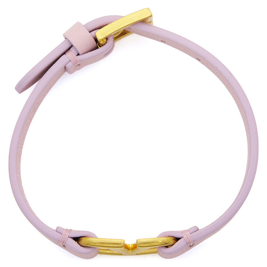 VALENTINO GARAVANI VLOGO SIGNATURE LEATHER BRACELET 