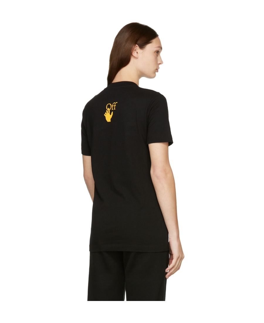 Off-white Caravaggio-print T-shirt In Black