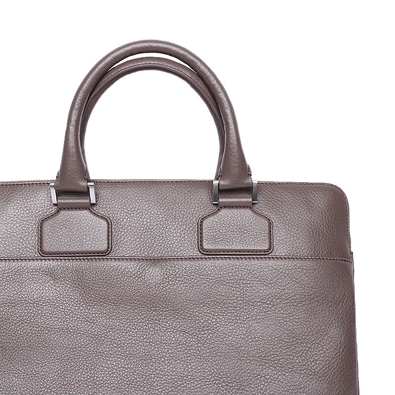 Emporio Armani Logo Details Handbag In Gray