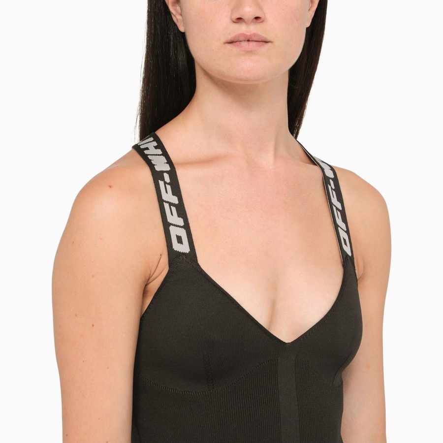 Off-white Logo Vest In Black