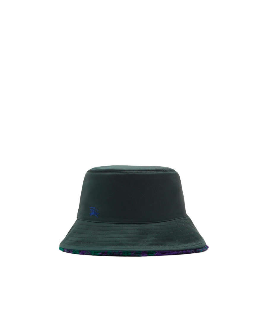 Burberry Equestrian Knight Reversible Bucket Hat In Green