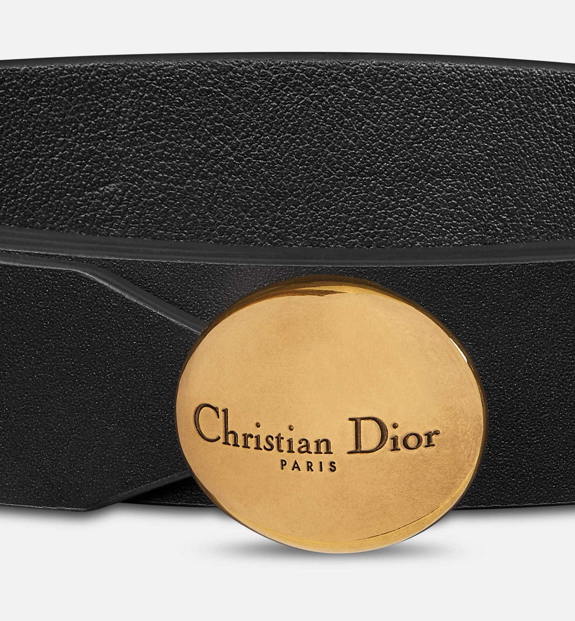 Dior D-pépite Belt In Black