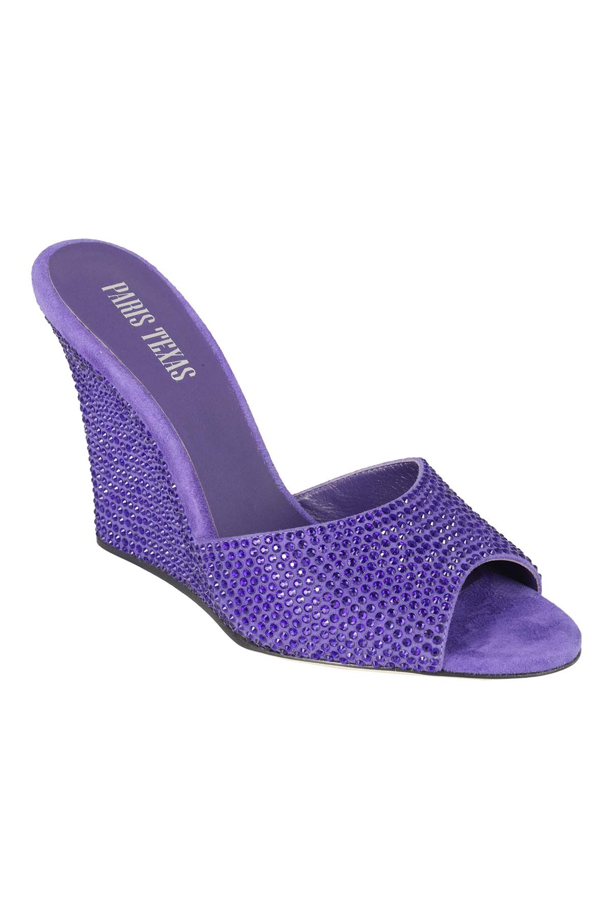 Paris Texas Holly Wanda Suede Crystal 95 In Amethyst In Purple