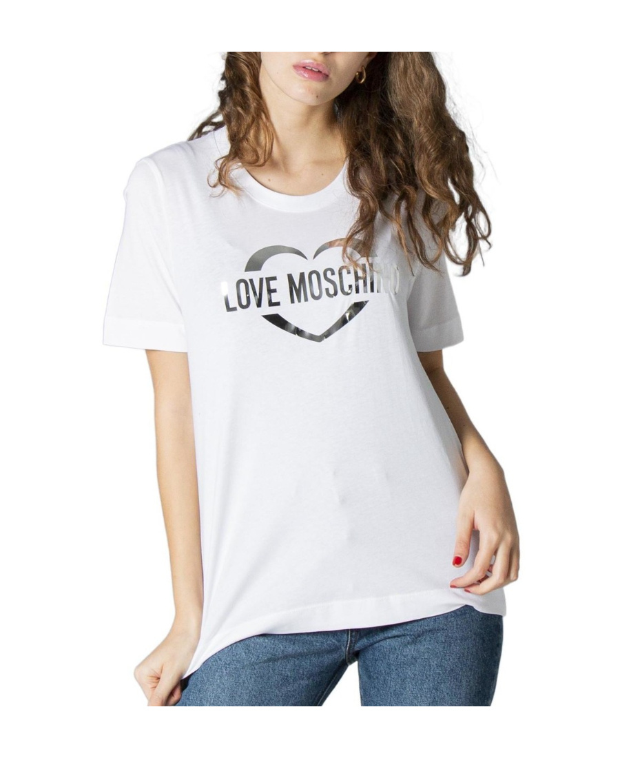 Moschino Logo-print Cotton T-shirt In White