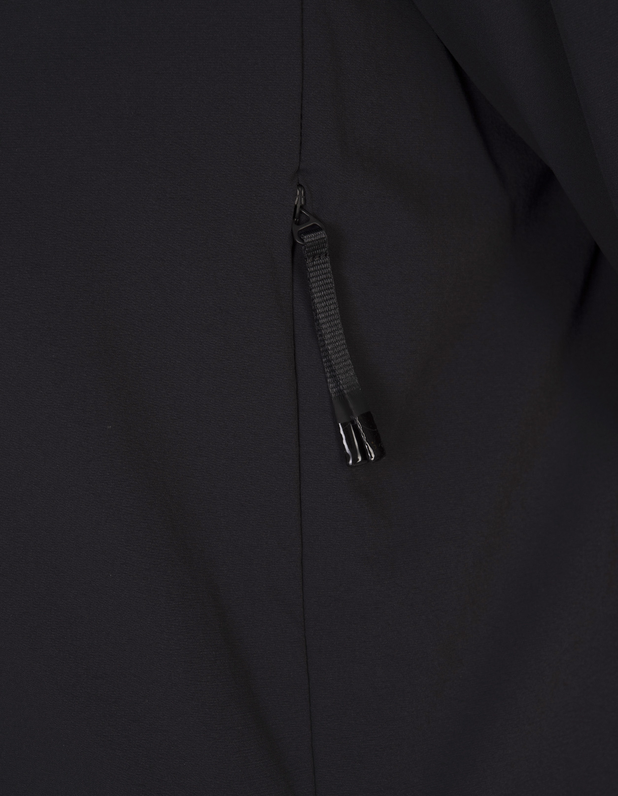 Moncler Long-sleeved Down Jacket In Black
