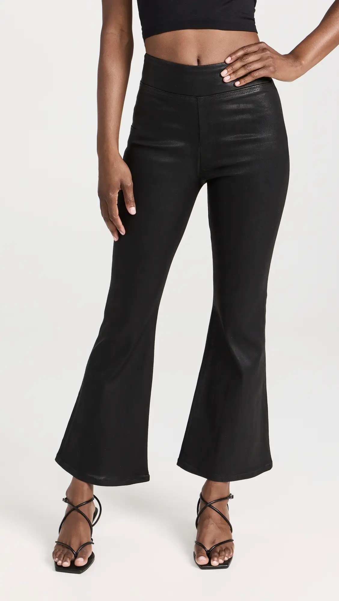 Frame Micro Stretch Casual Pants In Black