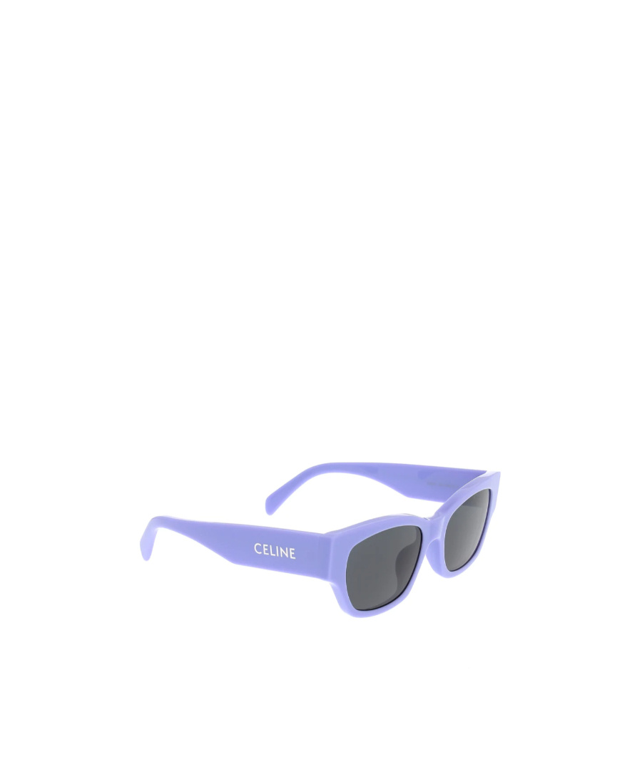 Celine Wayfarer Frame Colored Lens Sunglasses In Purple