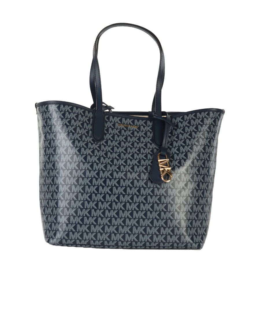 Michael Kors Eliza Monogram-pattern Tote Bag In Black