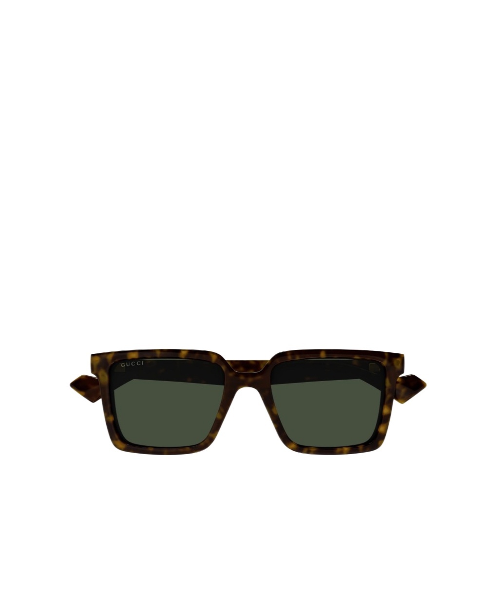 Gucci Eyewear Rectangular Frame Sunglasses In Black