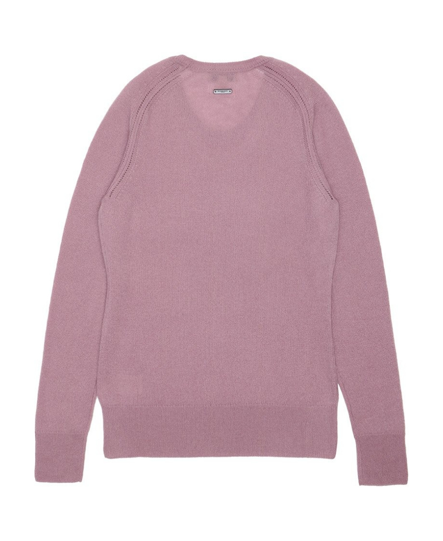 BURBERRY LOGO KNITTED PULLOVER