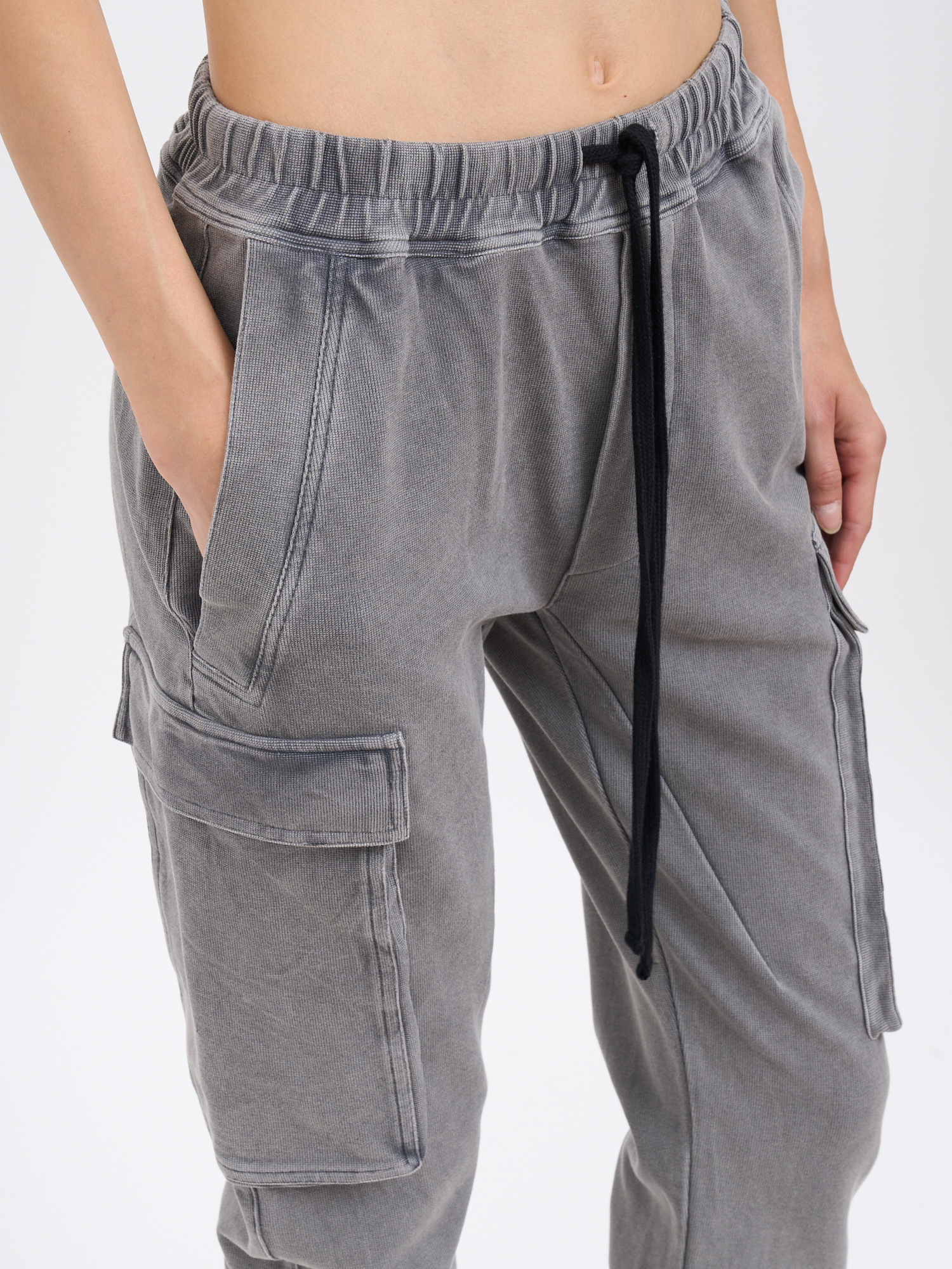 Thom Krom Pantaloni Cargo Jogger In Gray