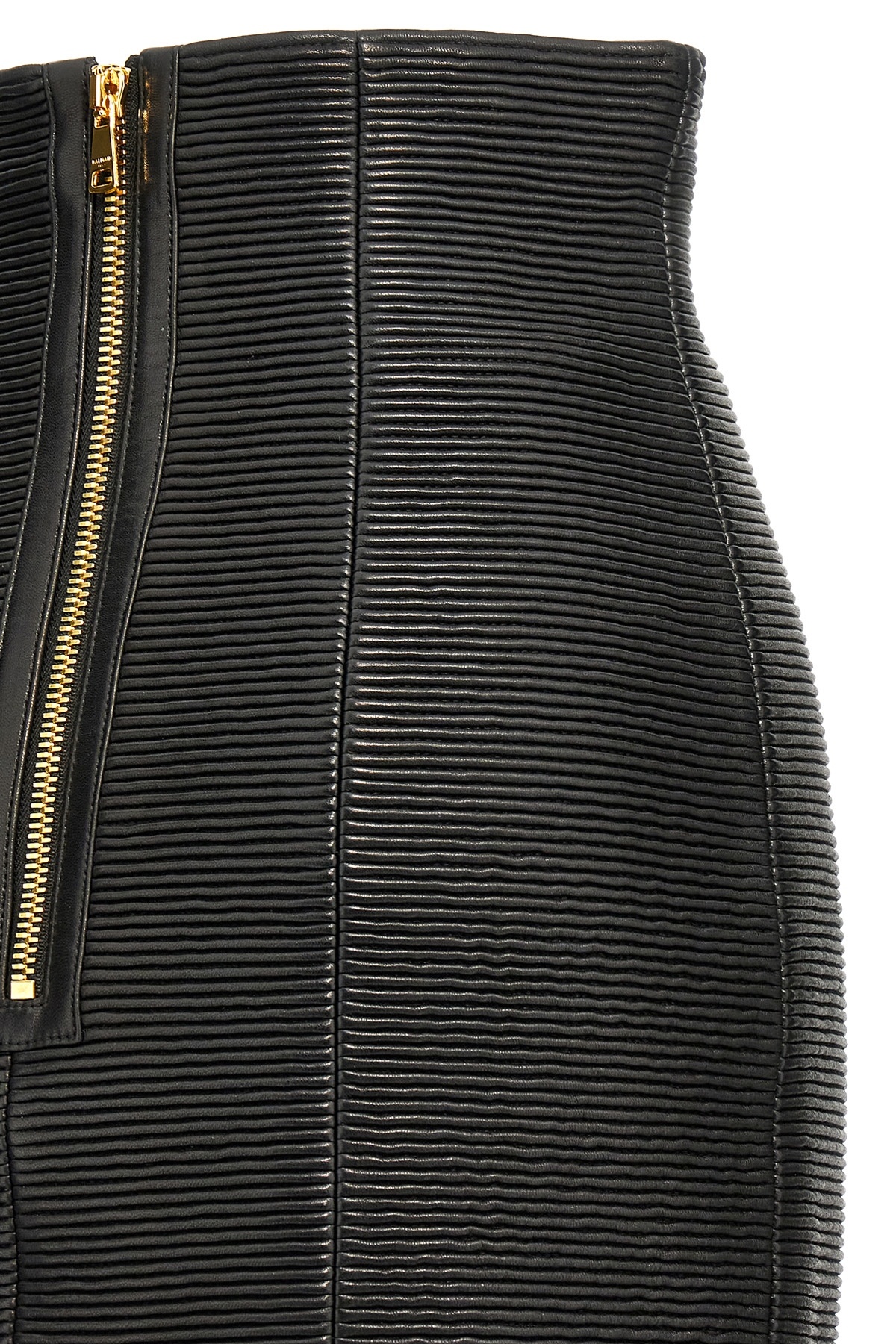 Balmain Hw Rolled Skirts In Black