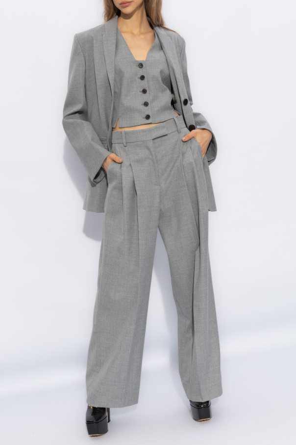 BY MALENE BIRGER V-NECK SINGLE-BREASTED WAISTCOAT