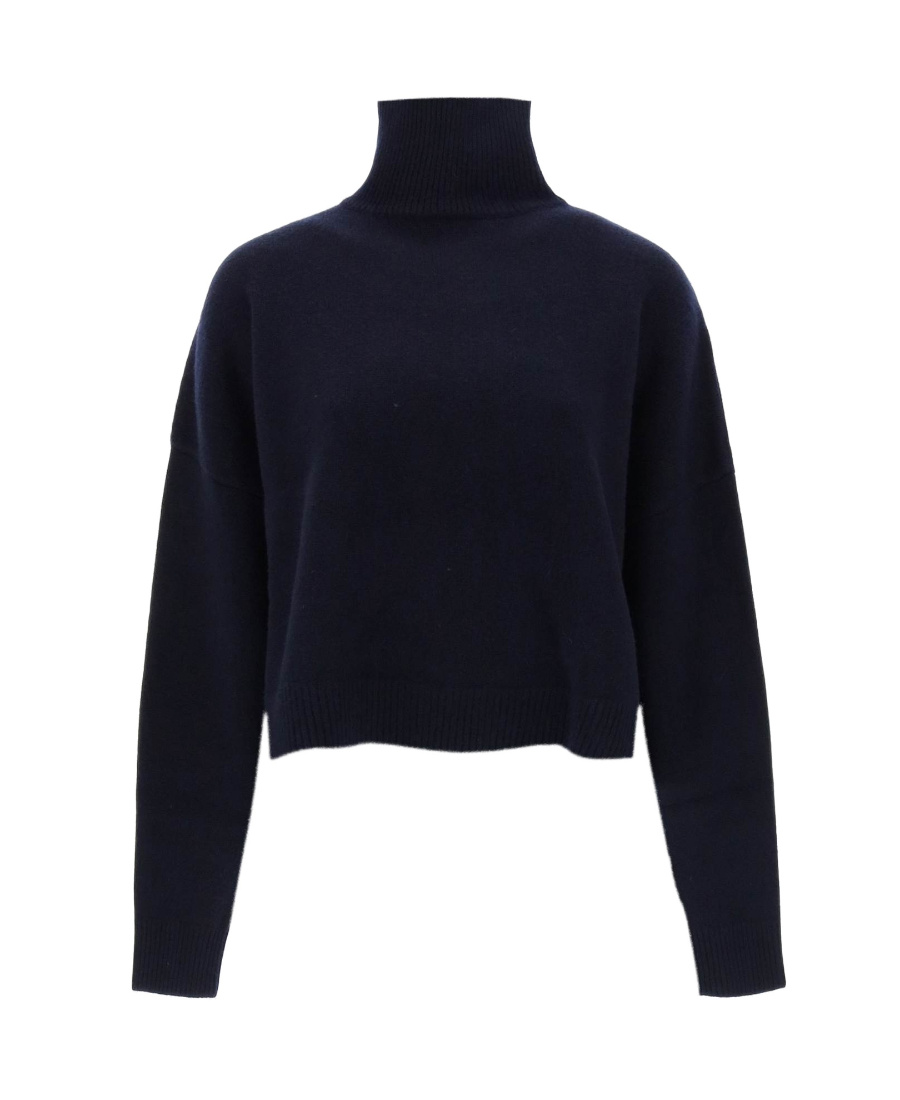 The Row Rib Long-sleeved Sweater In Blue