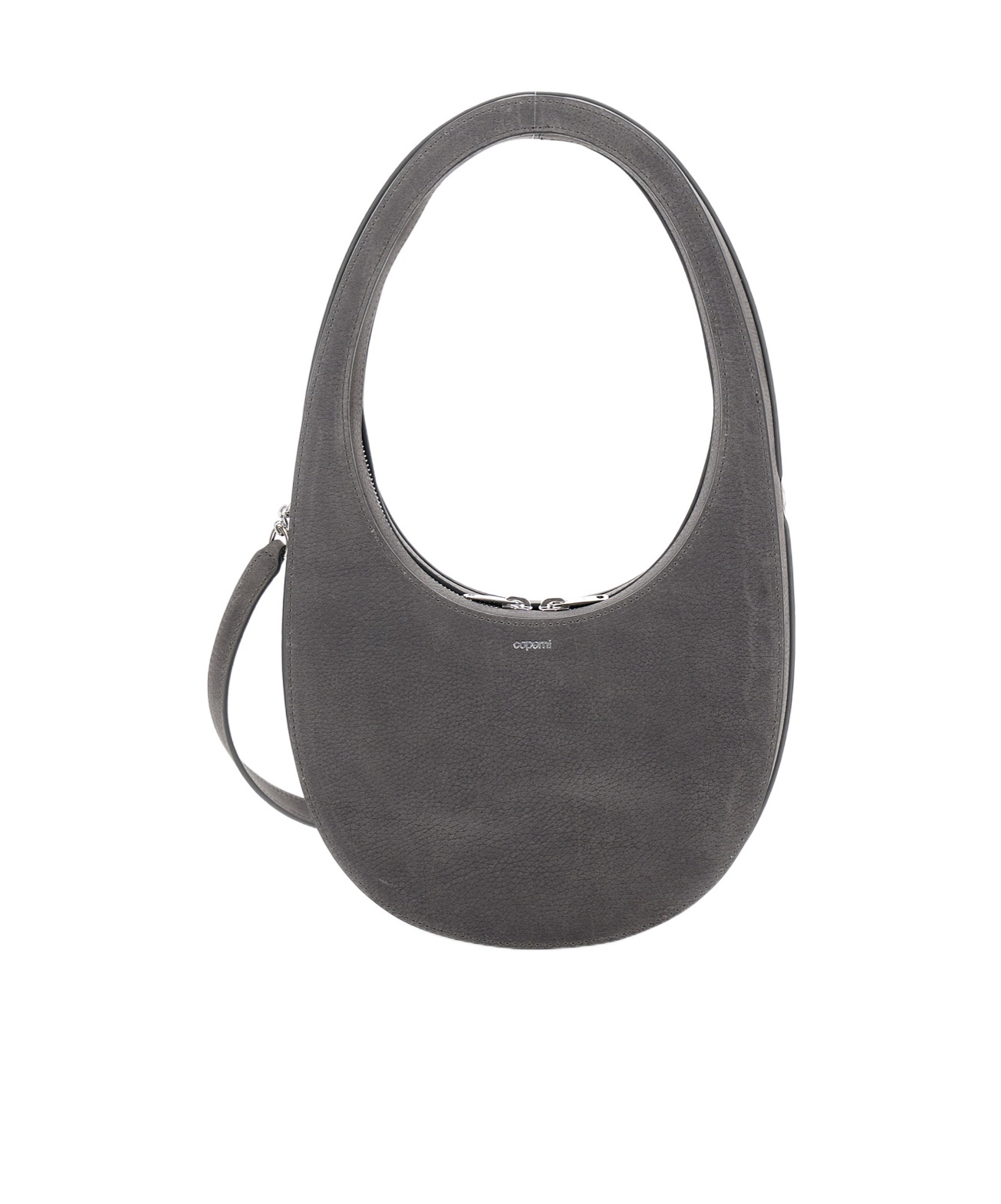 Shop Coperni Swipe Zip-up Crossbody Bag In Black