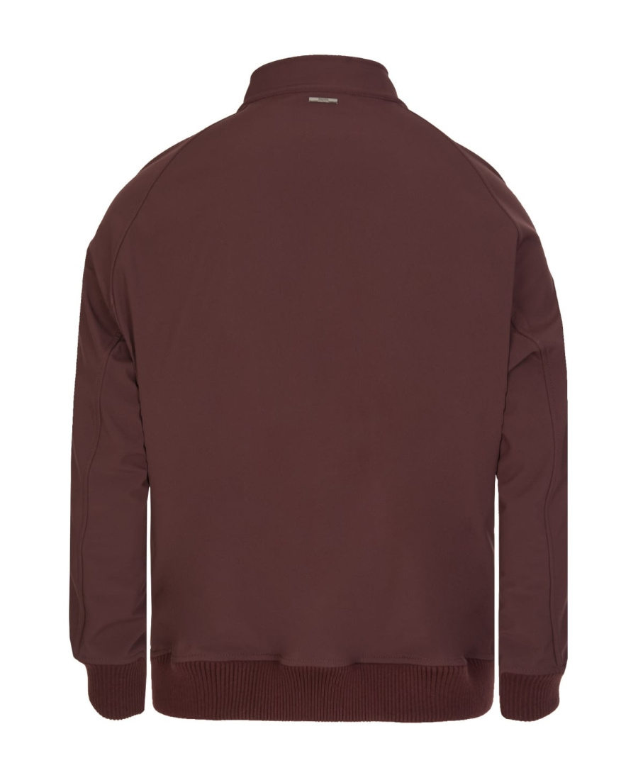 Hugo Boss Logo Details Casual Jacket In Red