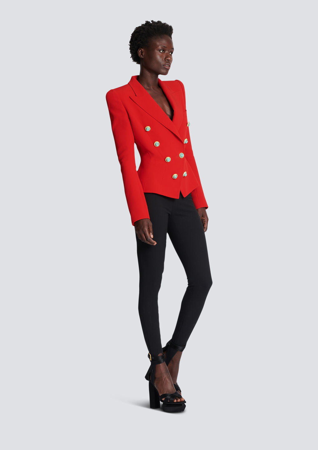 BALMAIN SLIM-FIT CREPE JACKET