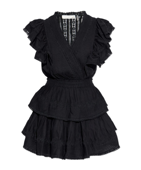 Loveshackfancy Gwen Ruffle Mini Dress