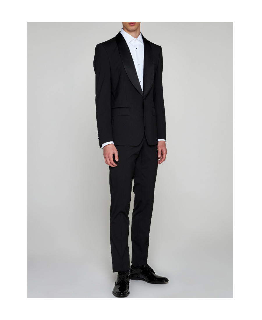 Dolce & Gabbana Dolce Gabbana Single Breasted Tailored Blazer In Black