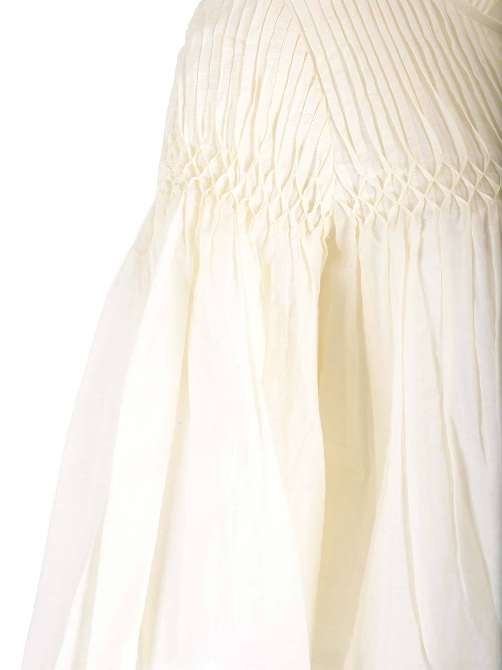 Isabel Marant Étoile Axeliana Blouse In Ecru In White